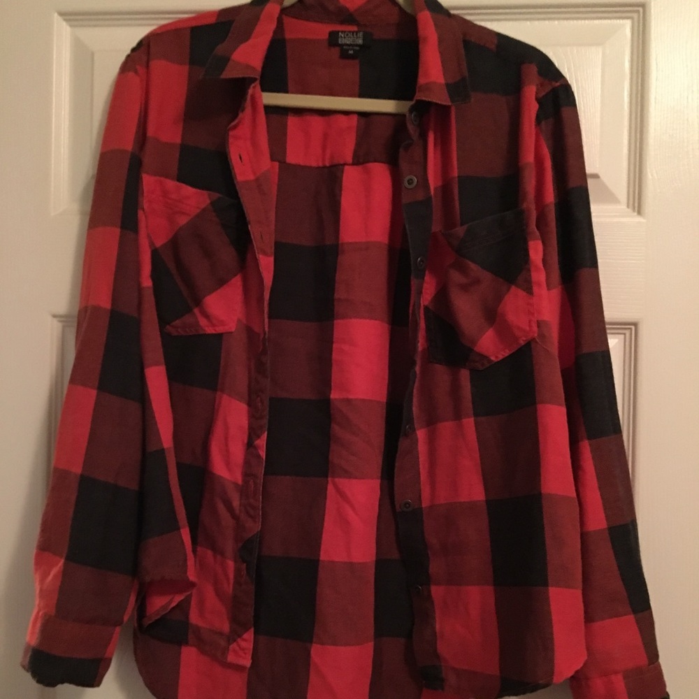 PAC sun flannel button down